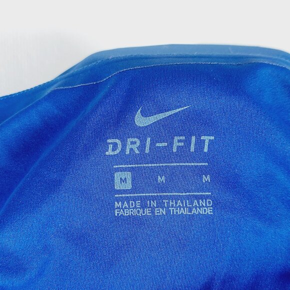 Nike Women's Blue White Dri-FIT Team USA City Sleek Short Sleeve T-Shirt Size M - Picture 9 of 10